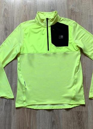 Мужская беговая термо кофта с высоким горлом karrimor