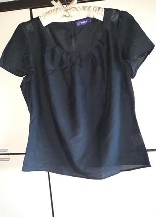 Шелковая хлопковая блуза mexx3 фото