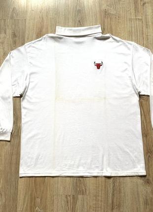 Мужская винтажная хлопковая кофта водолазка с нашивкой гольф chicago bulls vintage