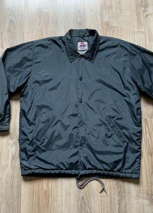 Мужская винтажная куртка ветровка на кнопках levis vintage1 фото