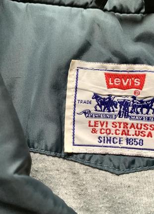 Мужская винтажная куртка ветровка на кнопках levis vintage7 фото