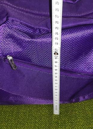 Женская фиолетовая дорожная, спортивная сумка. германия.6 фото