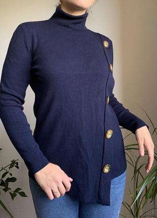 Гольф с пуговицами свитер с горловиной2 фото
