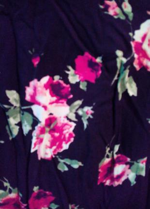 Расклешенное платье в цветочный принт2 фото