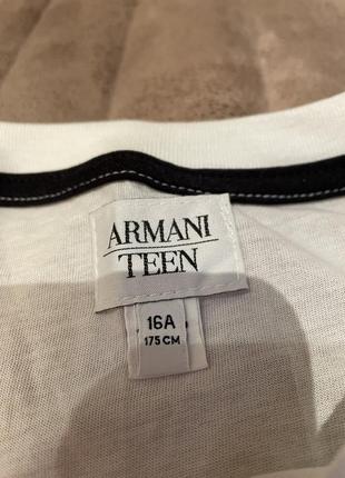 Футболка armani teen на 16 лет3 фото