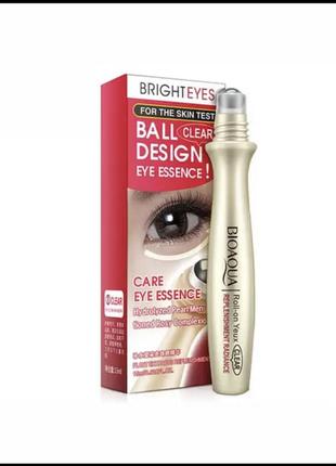Роликова зволожуюча есенція-сироватка bioaqua ball design eye essence