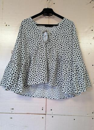 Блуза сердечка