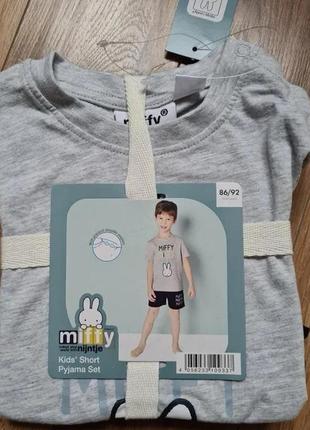 Lupilu пижама летняя футболка и шорты 86/92