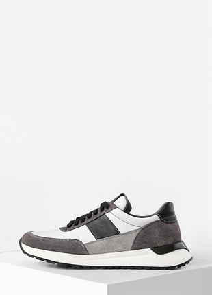 Натуральная женские кроссовки кожа+замша3 фото