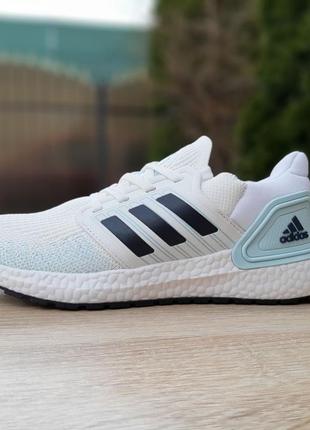 Жіночі кросівки adidas ultraboost 2020 білі з бірюзовим5 фото