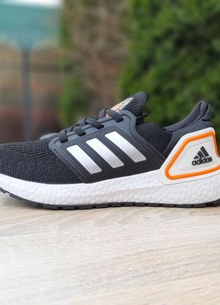 Жіночі кросівки adidas ultraboost 2020 чорні з білим2 фото