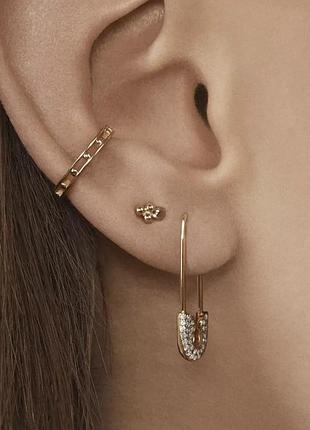 Серьги булавки сережки серёжки кафф каффа