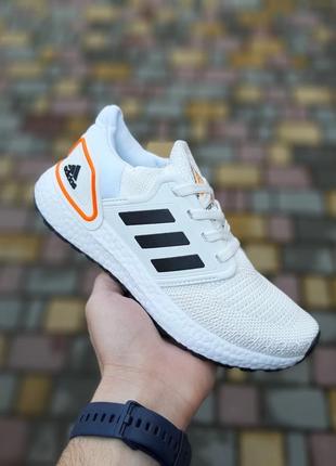 Жіночі кросівки adidas ultraboost 2020 білі з чорним4 фото