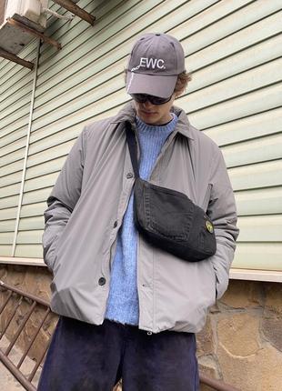 Куртка серая курточка ветровка рабочая по типу dickies carhartt3 фото