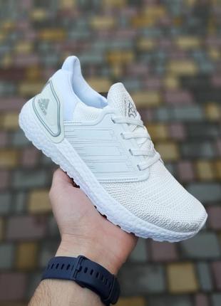 Жіночі кросівки adidas ultraboost 2020 білі / кросівки білі5 фото