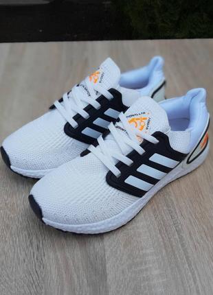 Жіночі кросівки adidas ultraboost 2020 білі з чорним5 фото