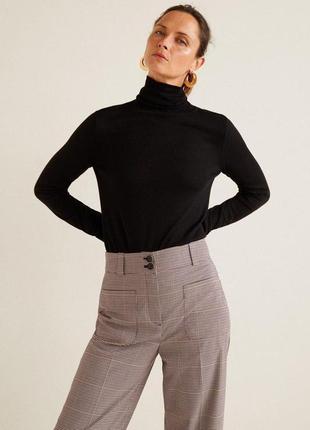 Кюлоты в клетку брюки zara mango3 фото