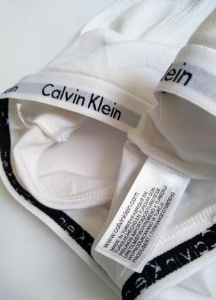 Calvin klein s xs m котоновый хлопковый бюстгальтер топ2 фото