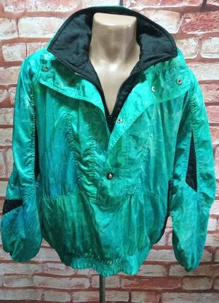 Куртка ветровка анорак винтажная рубеж 80-90х2 фото