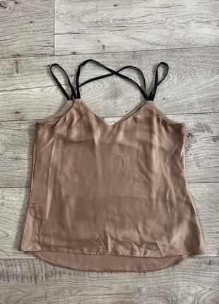 Атласная майка