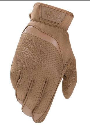 Тактичні рукавички mechanix fastfit coyote