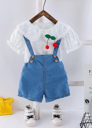 ☘стильный костюмчик для маленьких модниц!