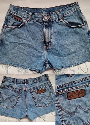 Джинсовые шорты wrangler