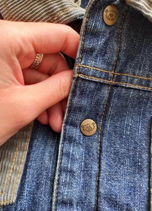 Джинсовці на флісі, джинсова куртка 92/1049 фото