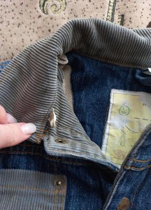 Джинсовці на флісі, джинсова куртка 92/10410 фото
