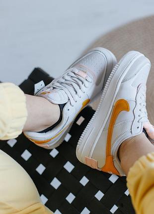 Жіночі шкіряні кросівки nike air force shadow🆕 найк аір форс