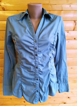 Оригінальна сорочка з драпіруванням модного нідерландської бренду mexx