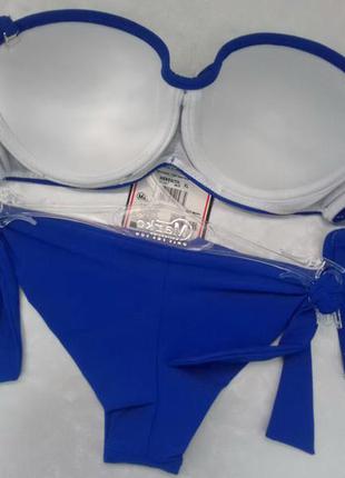 Meredith m-467 marko синий раздельный купальник с воланами baltimora col.104 фото