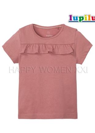 1-2 роки футболка для дівчинки бавовна літо дитяча літня футболочка бавовняна ясельна натуральна