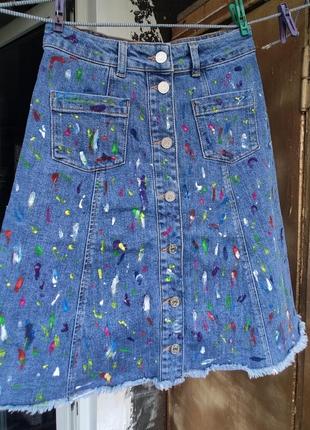 Джинсовая юбка