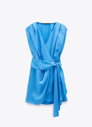 Zara сукня платье с подплечниками