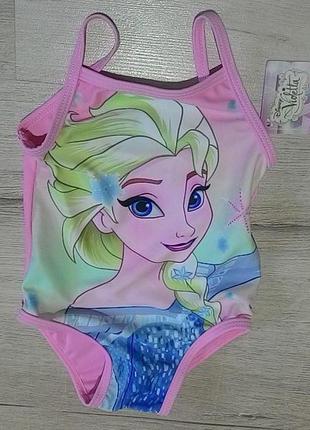 Яркий красивый купальник от kiabi disney frozen  (12м)