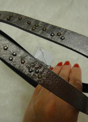 Пояс, ремень c&a женский тонкий, новый с биркой, бронзового цвета, пр-во германия