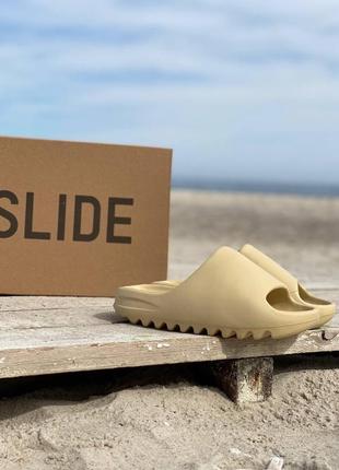 Женские тапочки adidas yeezy slide desert sand #адидас3 фото