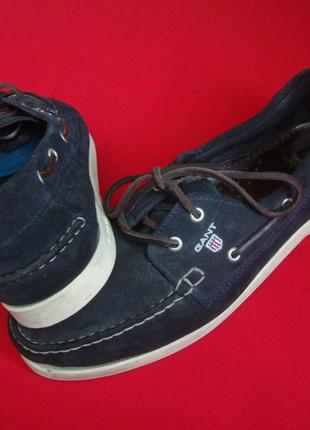Мокасины-туфли  gant оригинал замша 45 размер