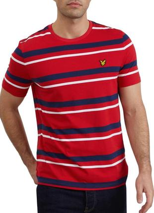 Футболка lyle&scott, чоловіча червона крута гарна