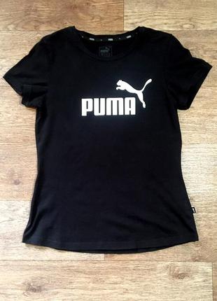 Футболка puma ess cropped logo tee(р.38/м)оригинал3 фото