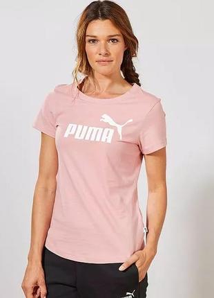 Футболка puma ess logo boyfriend tee(р.m-l/38-40)оригинал1 фото