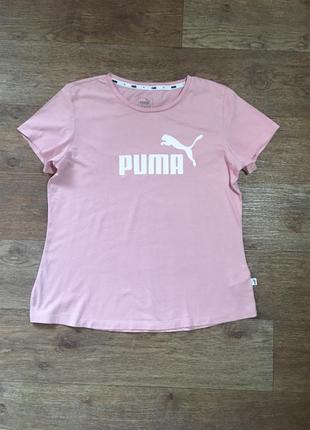 Футболка puma ess logo boyfriend tee(р.m-l/38-40)оригинал2 фото