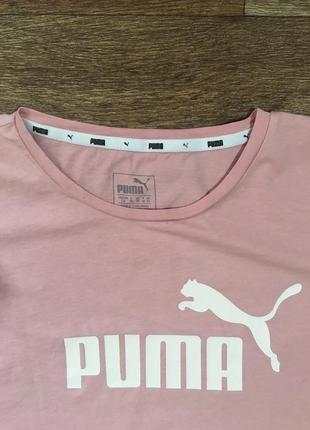 Футболка puma ess logo boyfriend tee(р.m-l/38-40)оригинал3 фото