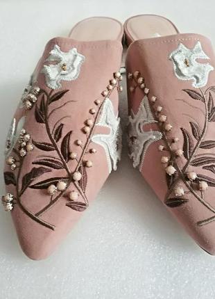 Жіночі мюли шльопанці mango лімітована колекція іспанія оригінал