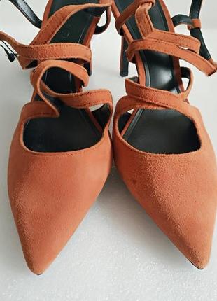 Уценка! женские замшевые босоножки сандалии mango лимитированная коллекция испания4 фото