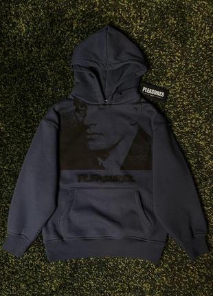 Кофта pleasures backbone hoodie slate (new) | original