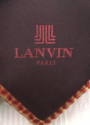 Шовковий галстук lanvin2 фото