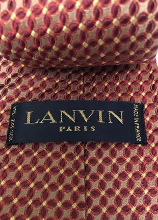 Шовковий галстук lanvin3 фото