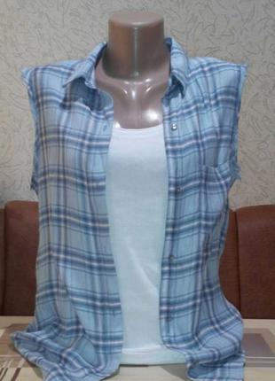 Сорочка безрукавка mango casual p.s